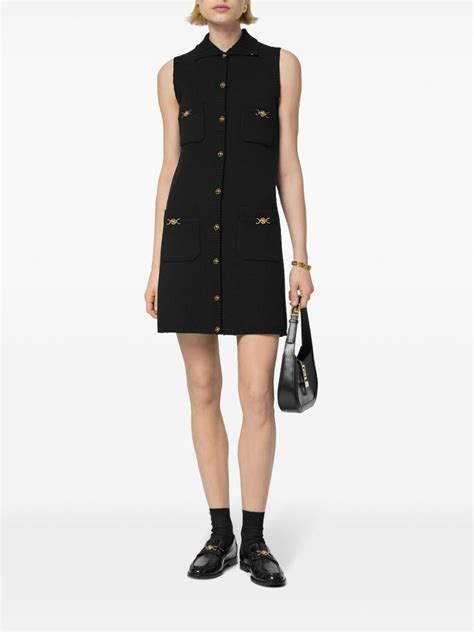 Versace Sleeveless Knitted Minidress 